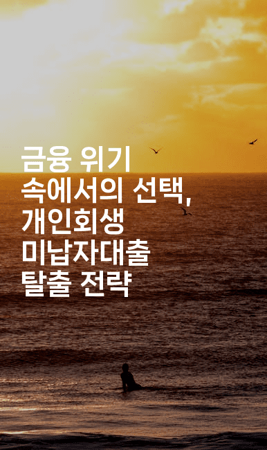 금융 위기 속에서의 선택, 개인회생 미납자대출 탈출 전략-머니라이크